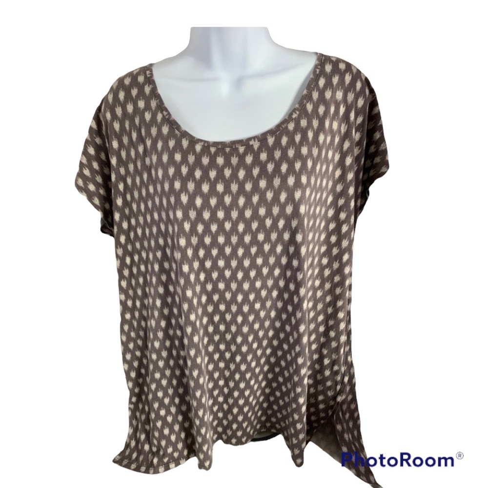 J Jill Artsy Closed Side Poncho Style Tunic M